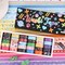 30 Rolls Colorful Theme Washi Tape Set with Different Colorful Patterns 10"L x 3.54"W x 1.57"Th